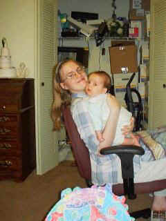 That's me on the left, holding little Kristi :)